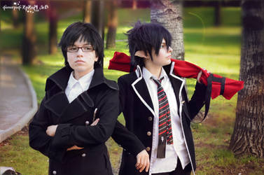 Okumura twins in park 6 by signore-illusionista