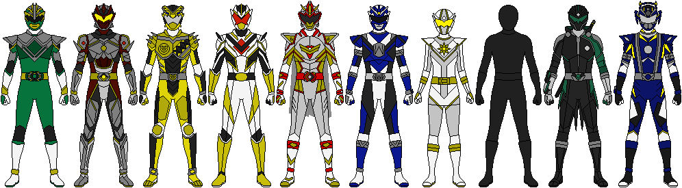 All Extra Rangers by ordinaryman96 on DeviantArt