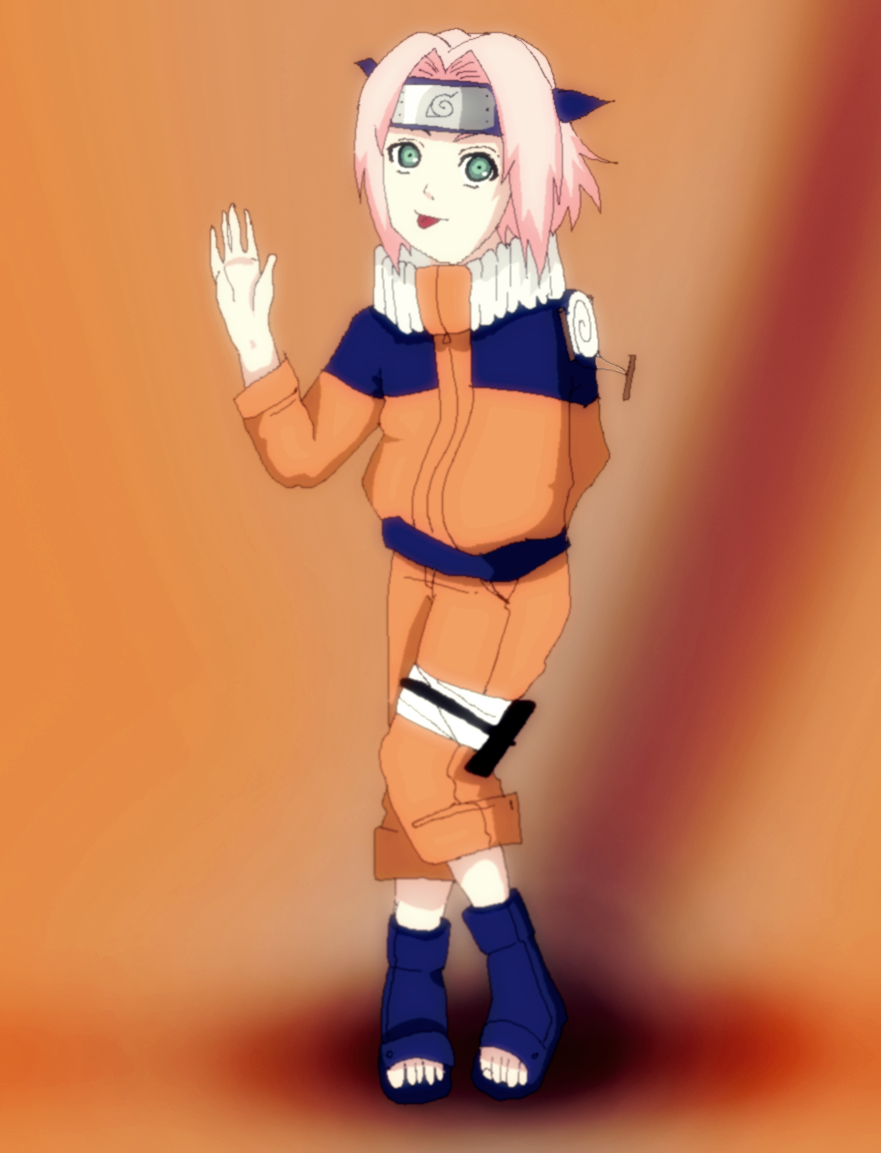 Sakura In Naruto's Clothes