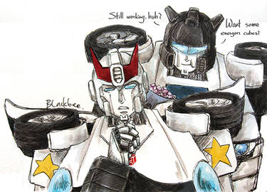 Transformers G1-Prowl and Jazz