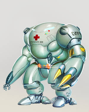 Mecha Medic Enhanced coloring by sharknob