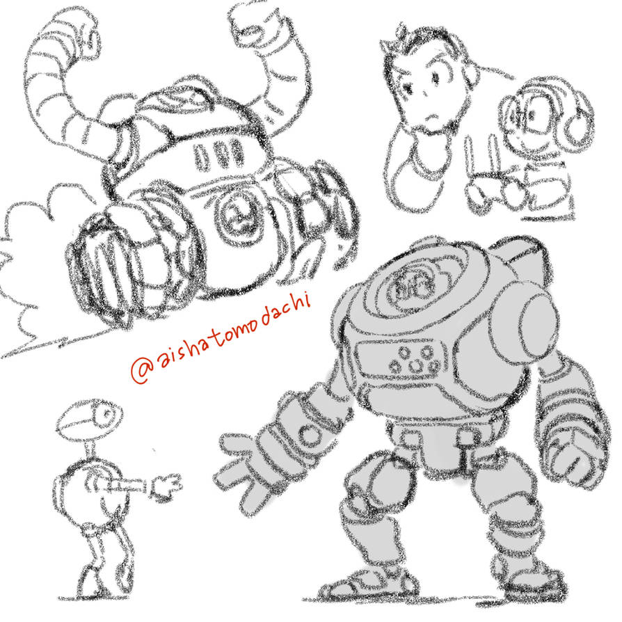 Fat Bot Doodle by sharknob on DeviantArt