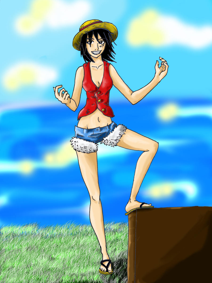 One Piece, Luffy genderbend