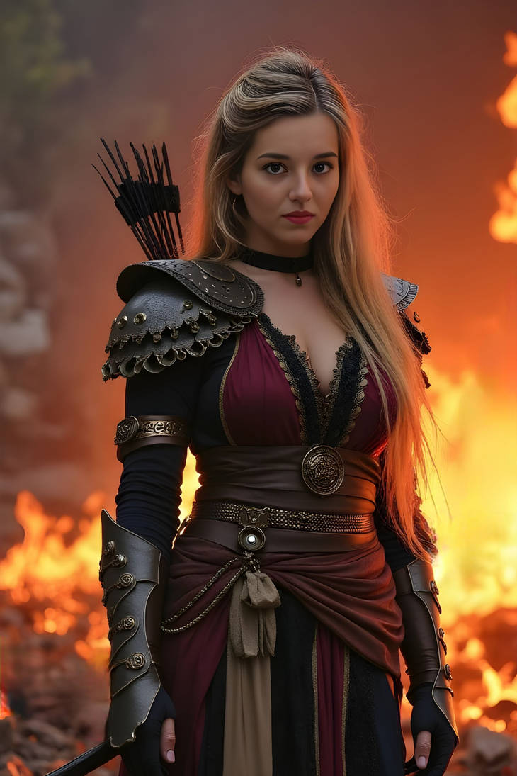 Fantasy Ranger Using A Flail Fantasy Ranger by ChristineH99 on DeviantArt