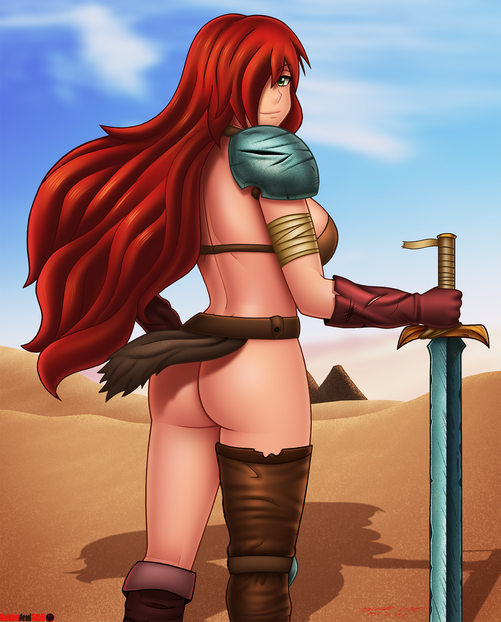 Erika The Barbarian Demigodess (Art-Trade)