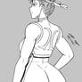 Chun Li Booty Sketch 