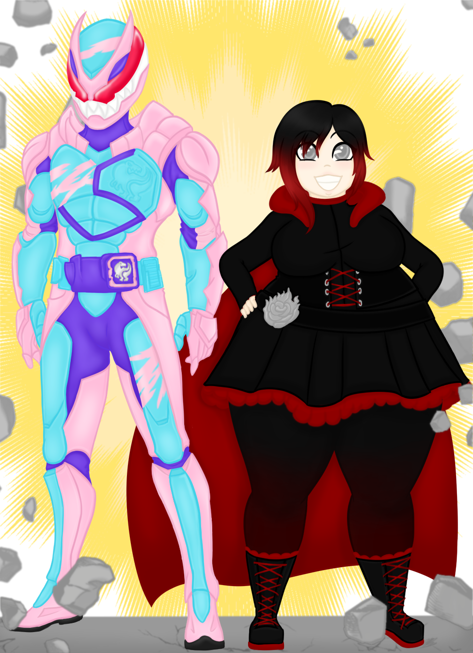 Ruby Revived Revi and ruby (Comm) by ChubbyPumpkinn on DeviantArt