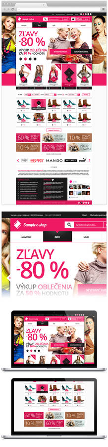E-commerce website concept