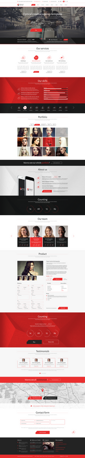 Optical Wordpress template