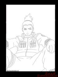 Shikamaru Lineart