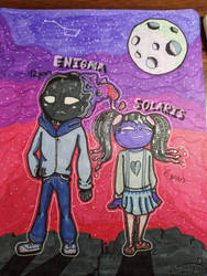 Enigma and Solaris - Astro-kids! [OCs]