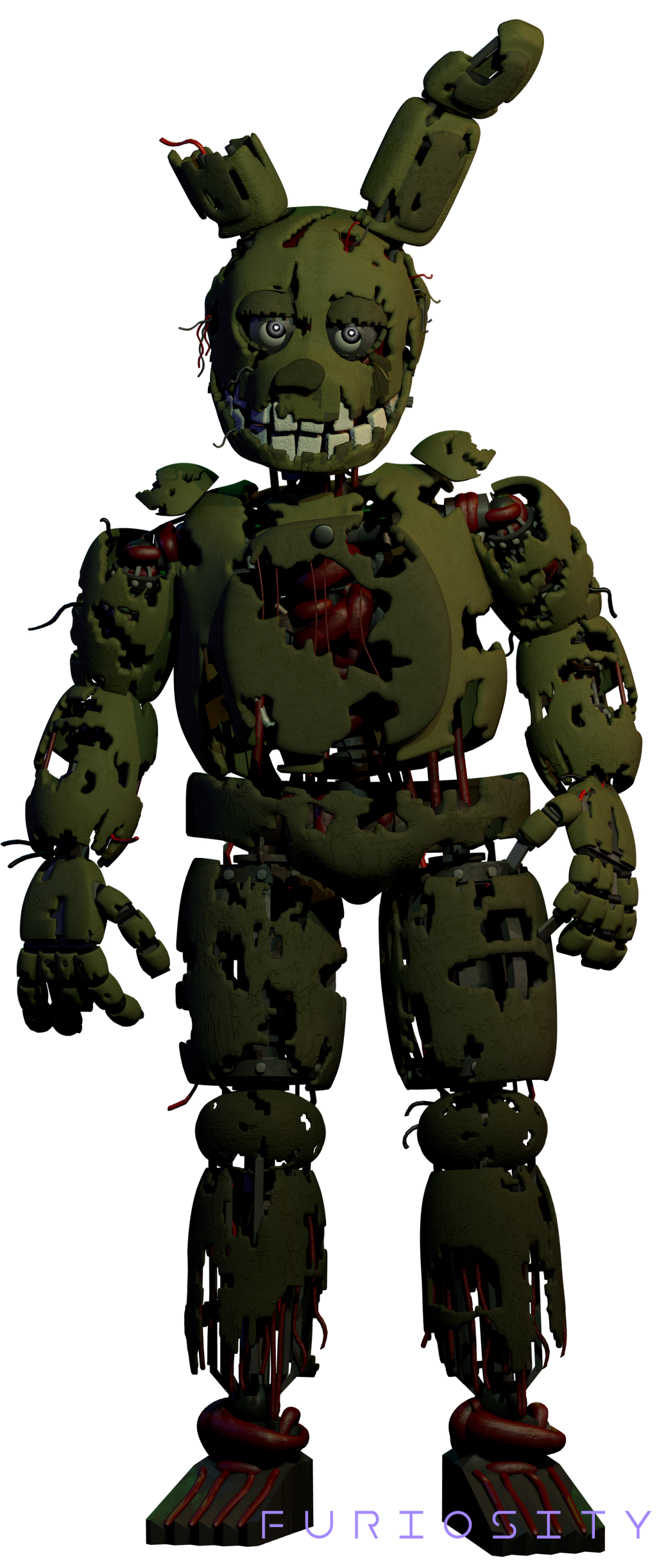 Spring Trap Version Springtrap V5 by JackFazbearGames on DeviantArt