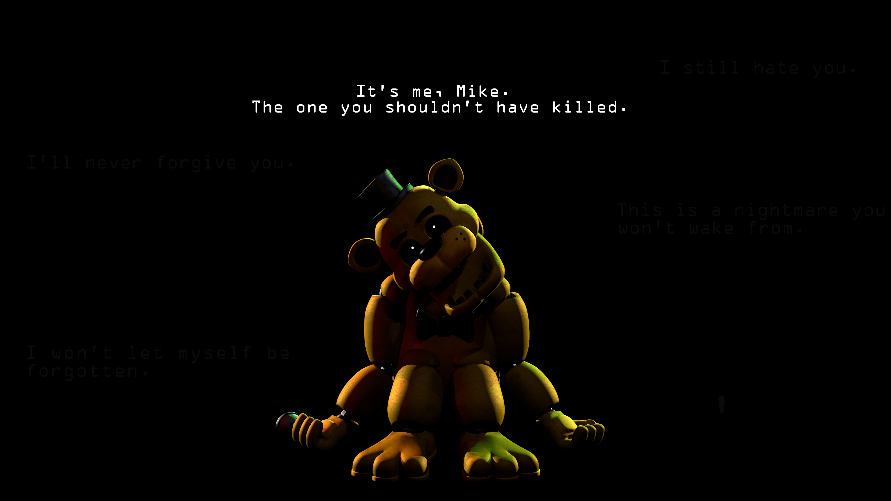 Fredbear Model (based off UCN) by JackFazbearGames on DeviantArt