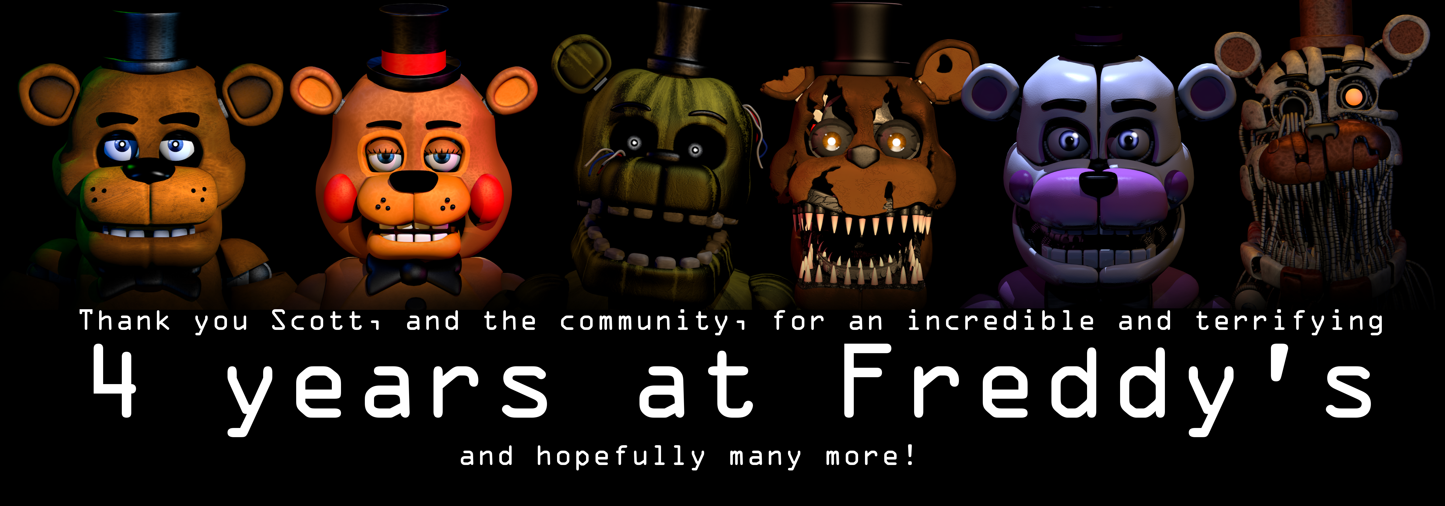 Five Nights at Freddy's 4 4th Anniversary (READ COMMENTS) : r