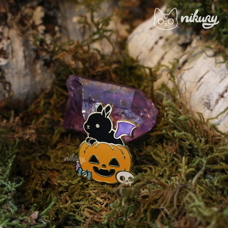 Pumpkin Bunny Pin by Nikury on DeviantArt