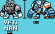 NEW Yeti Man sprite and Comparison to Frost Man