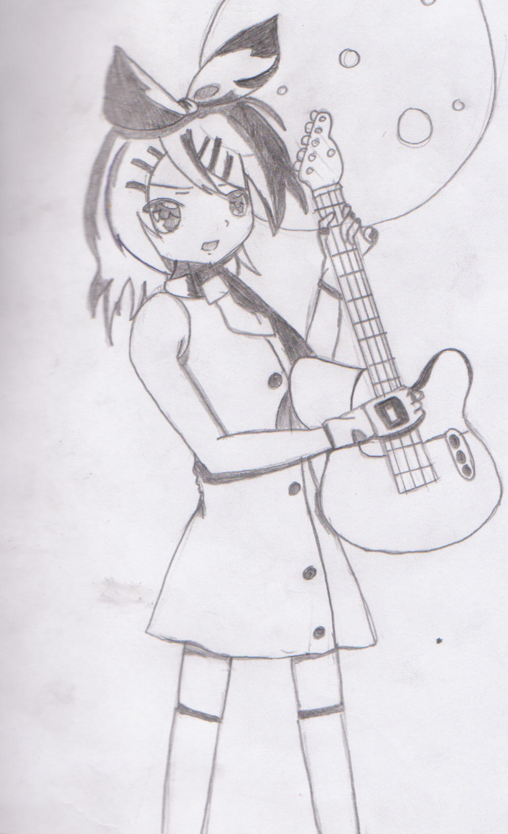 Kagamine Rin Rocks Kagamine Rin Rock Star Drawing by HatsuneMikuCV16 on DeviantArt