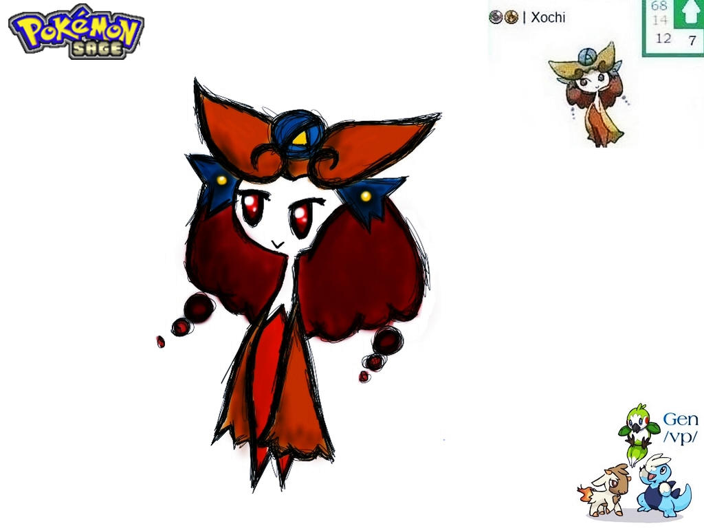 Pokemon Xochi by Kamilokami on DeviantArt