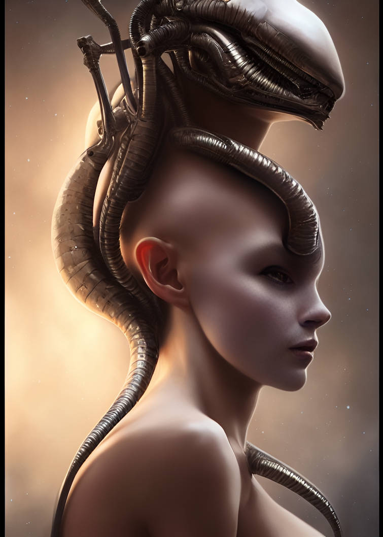 Deviantart Alien Background Alien Girl by heekee on DeviantArt