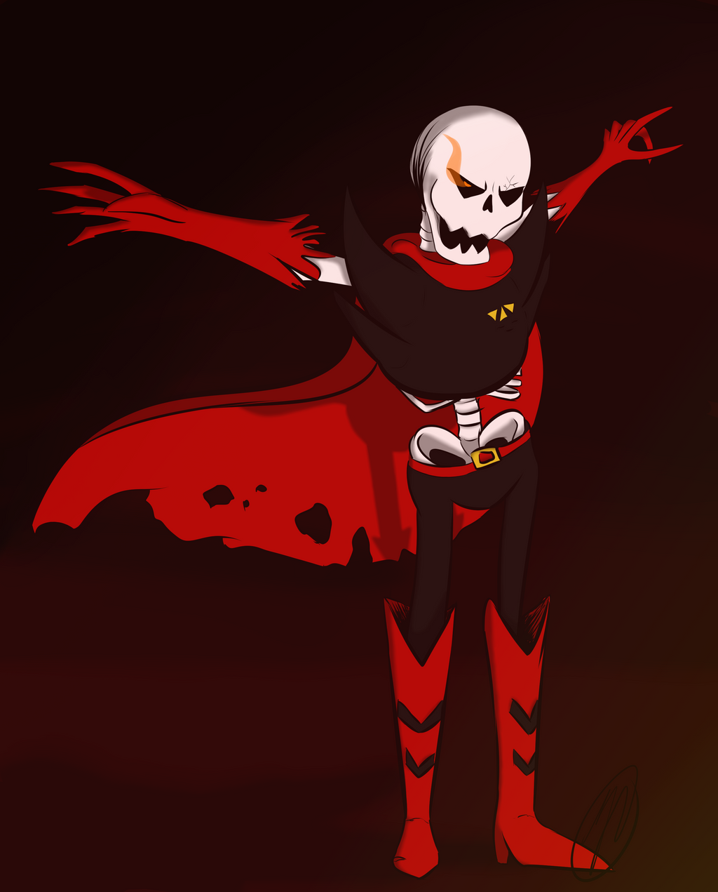 Underfell Papyrus By Mijonitin On Deviantart free images, download Underfel...