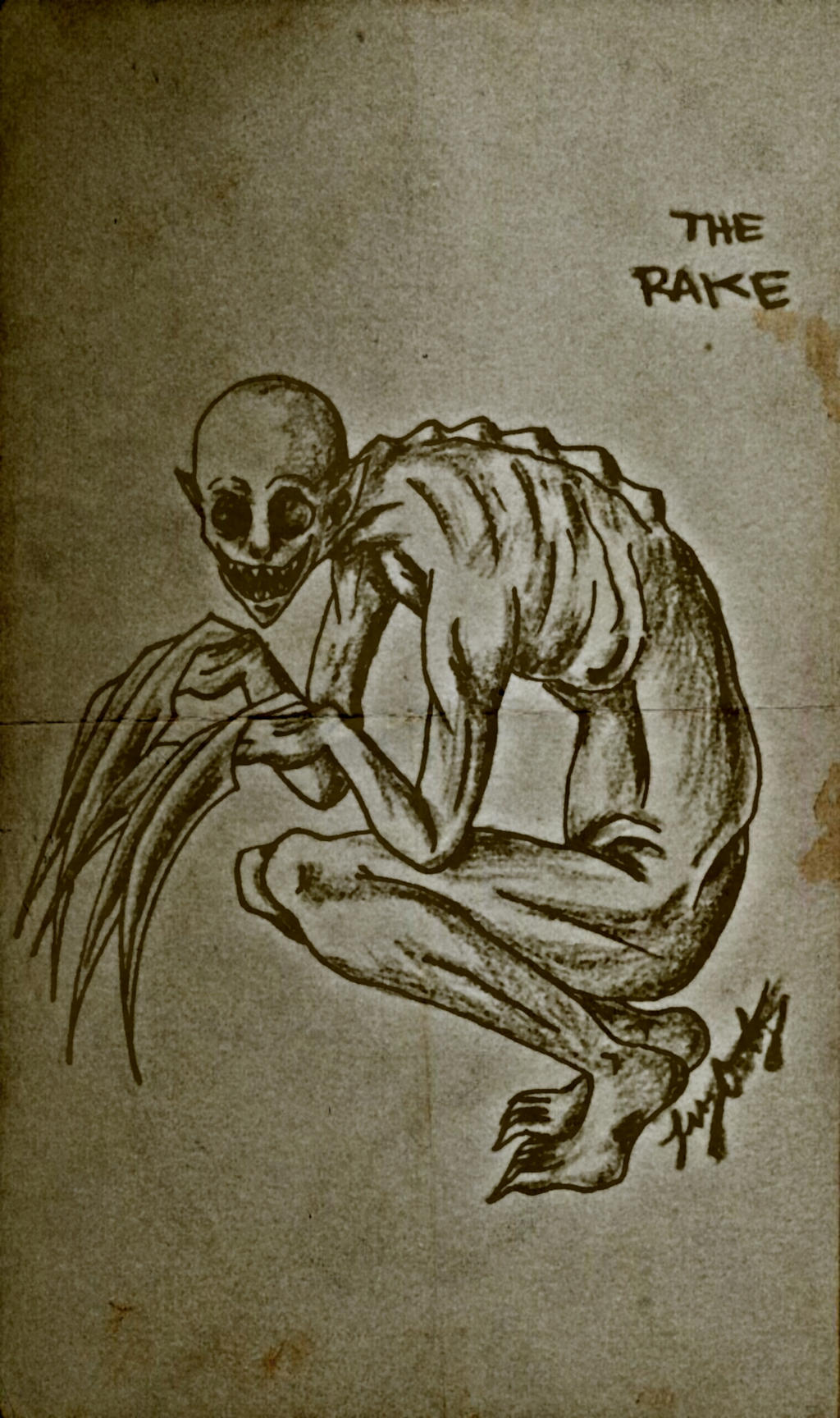 The Rake 'Old Book Page' by DerseDragon on DeviantArt