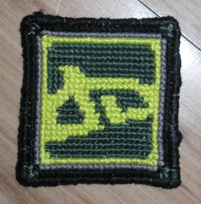 dA cross stitch x3