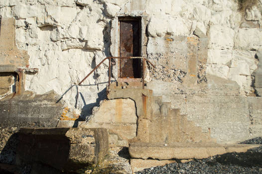 Doorway into the cliff