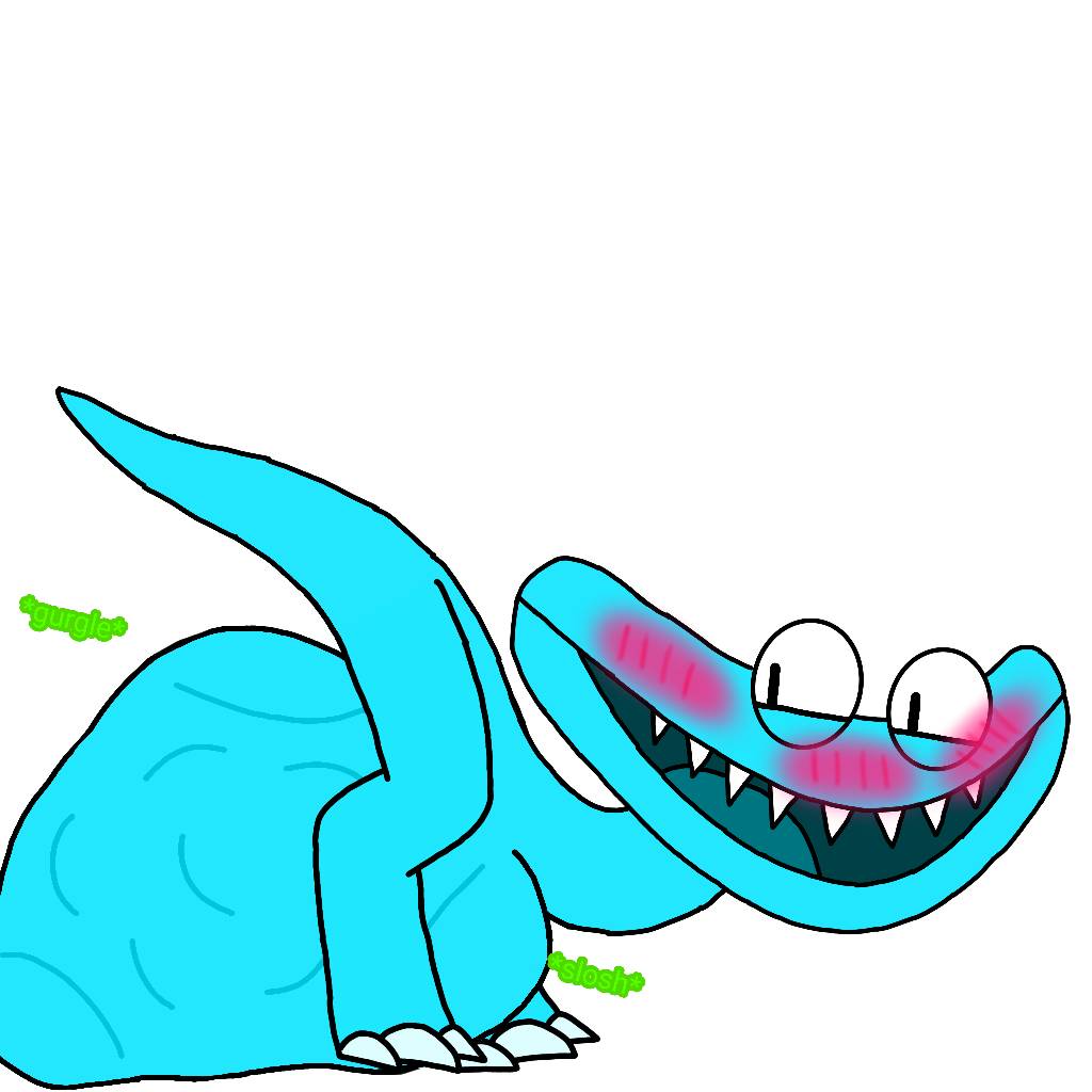 Rainbow friends cyan vore gif by lolll6665 on DeviantArt