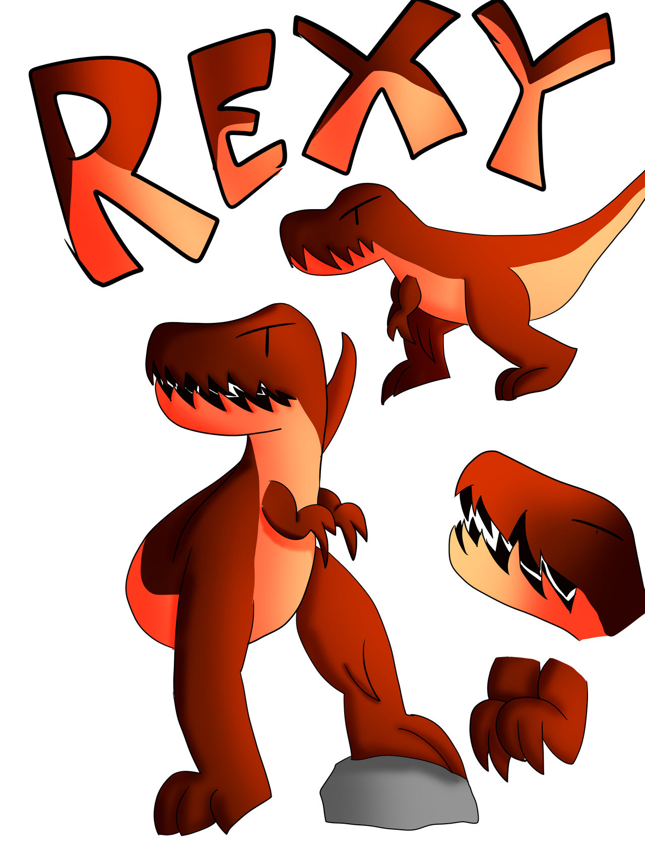 Rexy from JURASSIC WORLD by Flakcito234 on DeviantArt