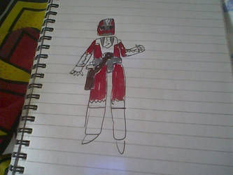 Power rangers Sky Knights Red ranger