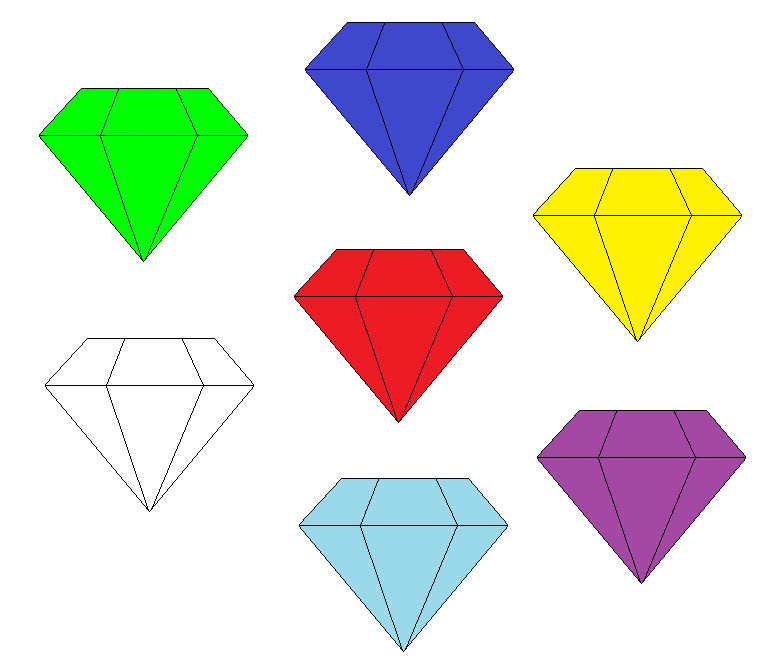 The Chaos Emeralds by MollyKetty on DeviantArt