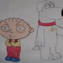 Stewie and Brian