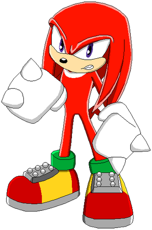 Knuckles the Echidna by MollyKetty