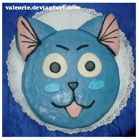 Cake Of Happy Fairy Tail By Valeorie On Deviantart Cake Of Happy Fairy Tail By Valeorie On Deviantart