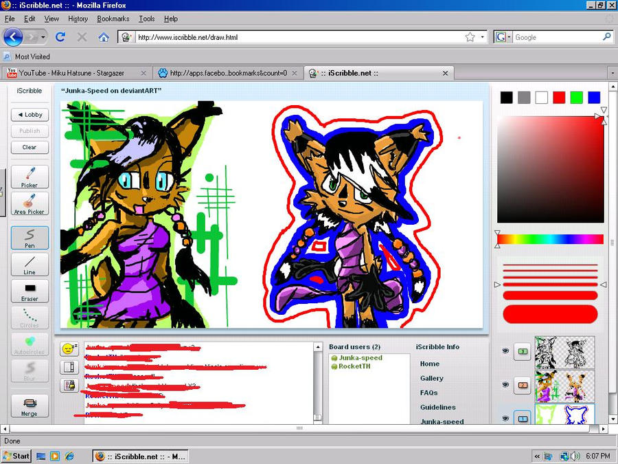 iScribble with Ninjahaku21 2