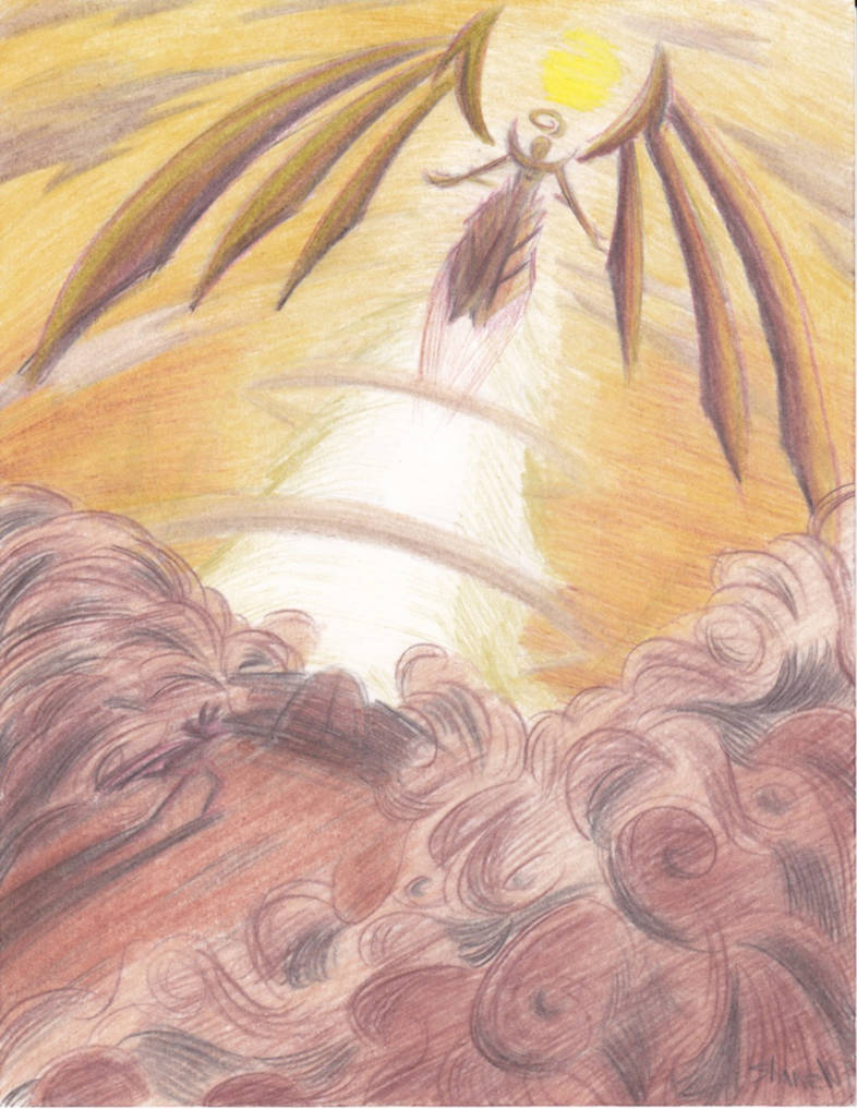 The Angel Takes Flight by Sea-Salt
