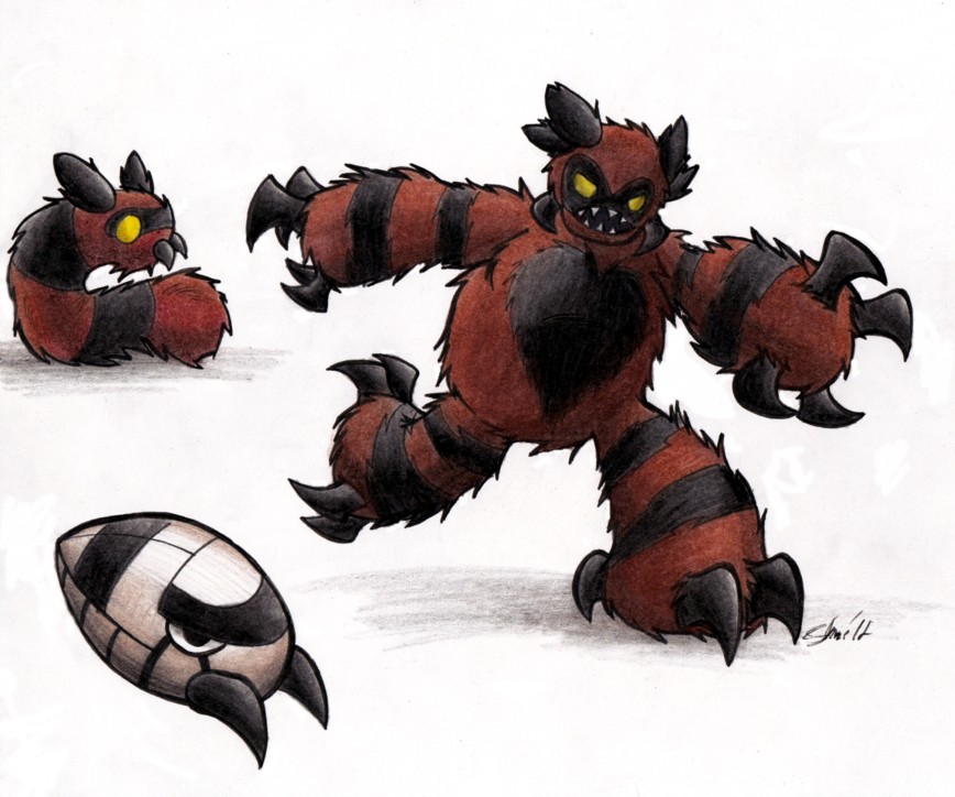 The Wooly Bear Pokemon by Sea-Salt