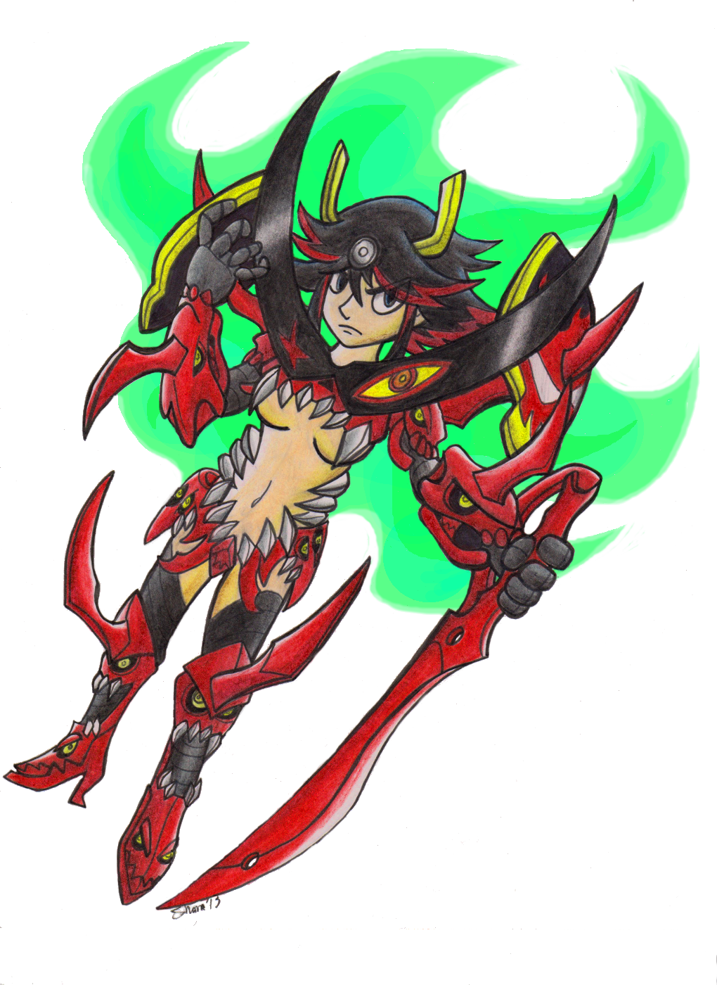 Tengen Toppa Kamui Senketsu By Sea Salt On Deviantart Tengen Toppa Kamui Senketsu By Sea Salt On Deviantart