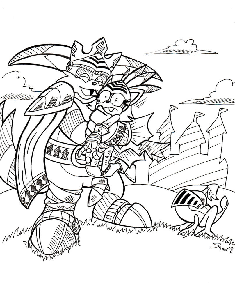 Sonictober - 12 - Knight by Sea-Salt