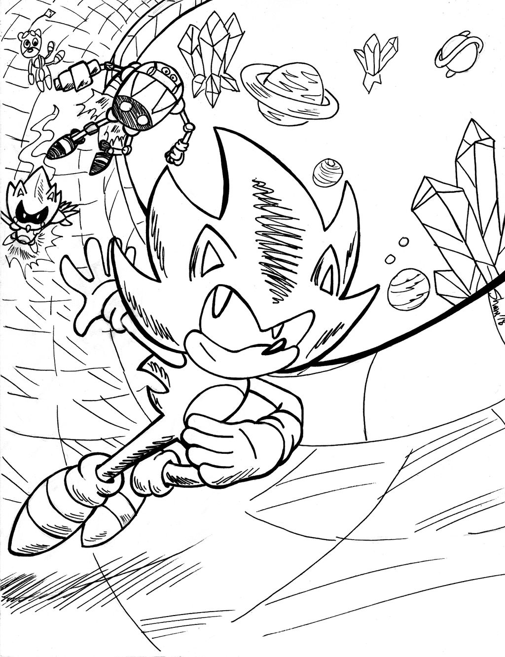 Sonictober - 13 - Racing by Sea-Salt