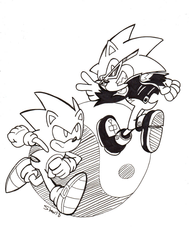 Sonictober - 29 - Opposites by Sea-Salt