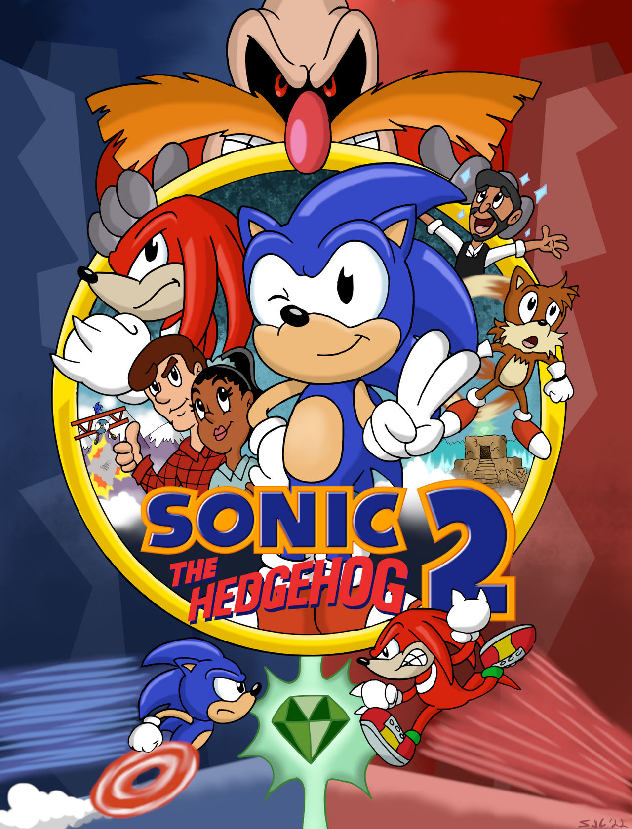 Sonic 2 Poster (Classic Style) by SonicShuffl on DeviantArt