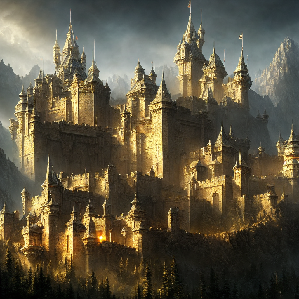 Medieval Fantasy Castle Inspirational AI Art by vinischwarz on DeviantArt