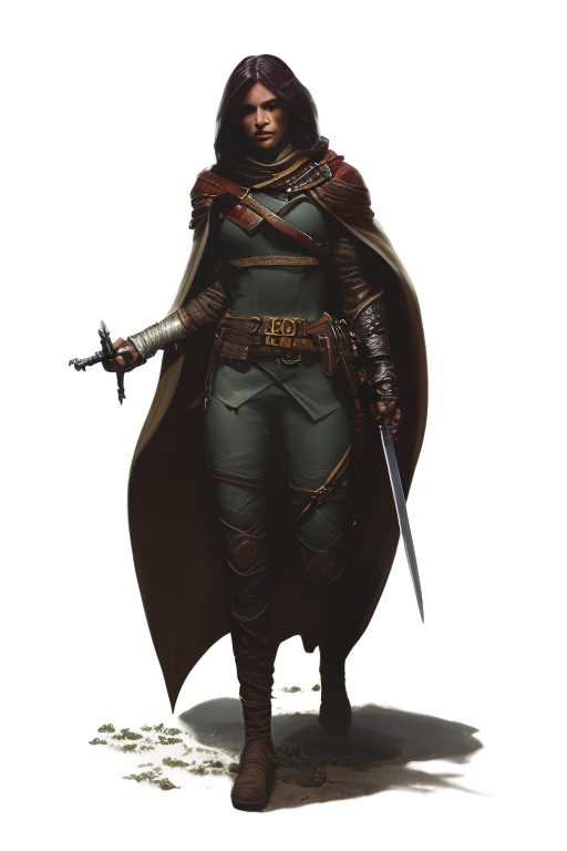 DnD Female Rogue by vinischwarz on DeviantArt