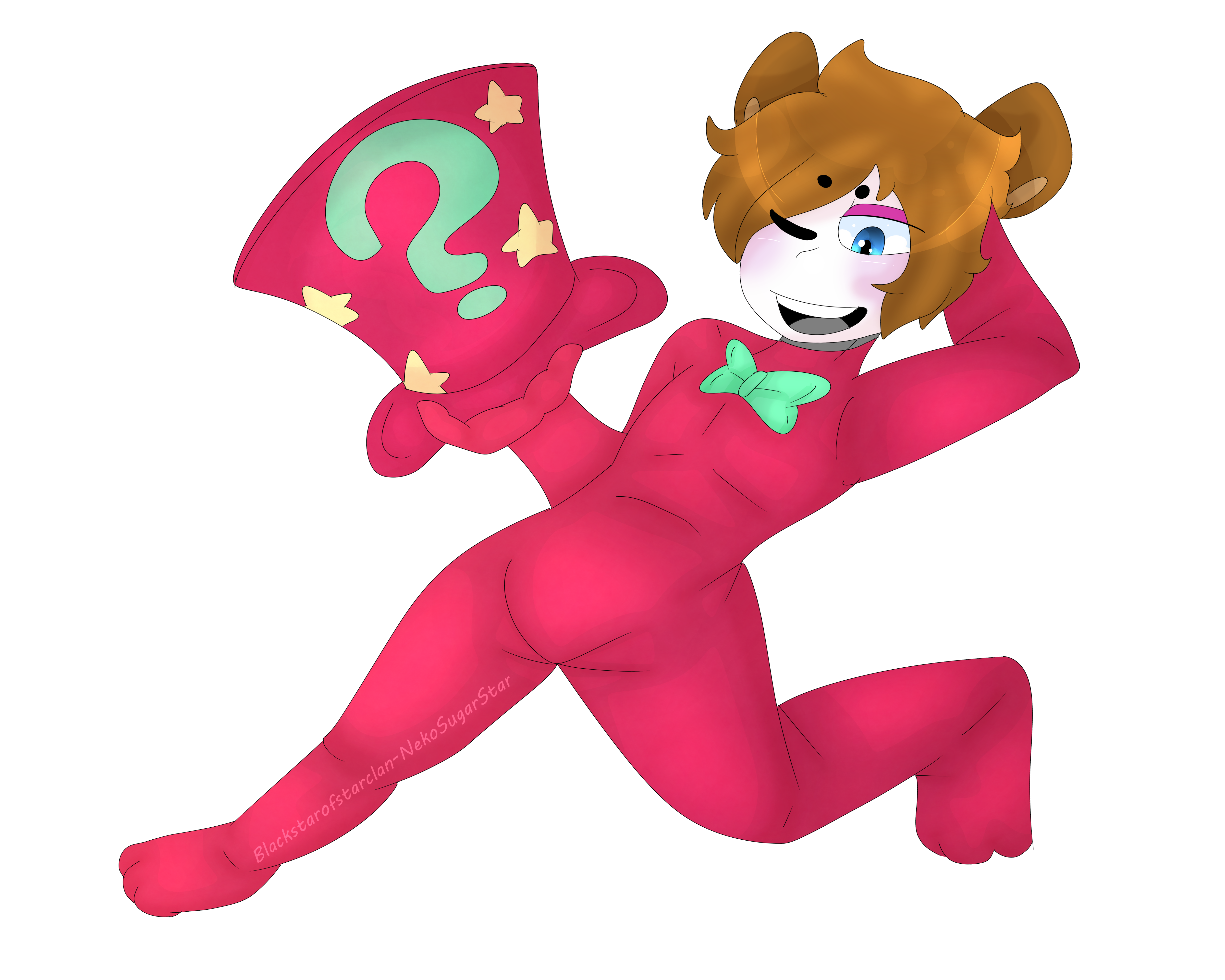 Quiz Master Rockstar Freddy (Miitopia/Fnaf) by BlackstarchanX3 on