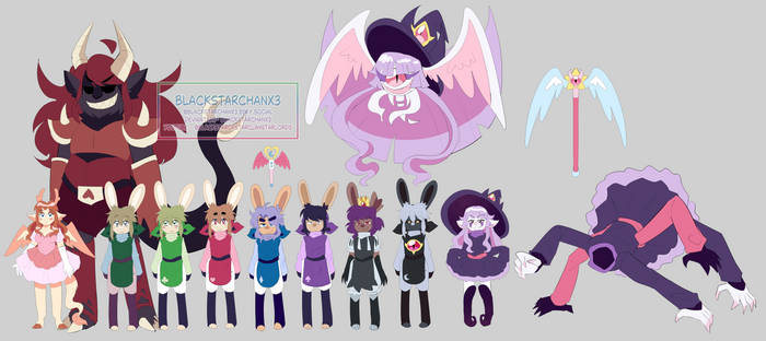 The Adventure of Lark Reference Sheets