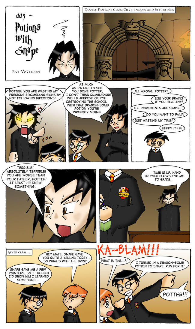 Harry Potter Comic 003 by W1LLSUN on DeviantArt