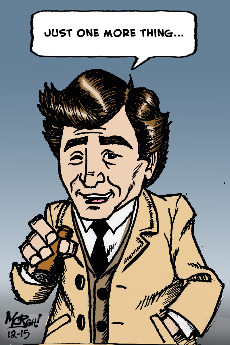 Columbo Has Just One More Thing by CoolComix on DeviantArt