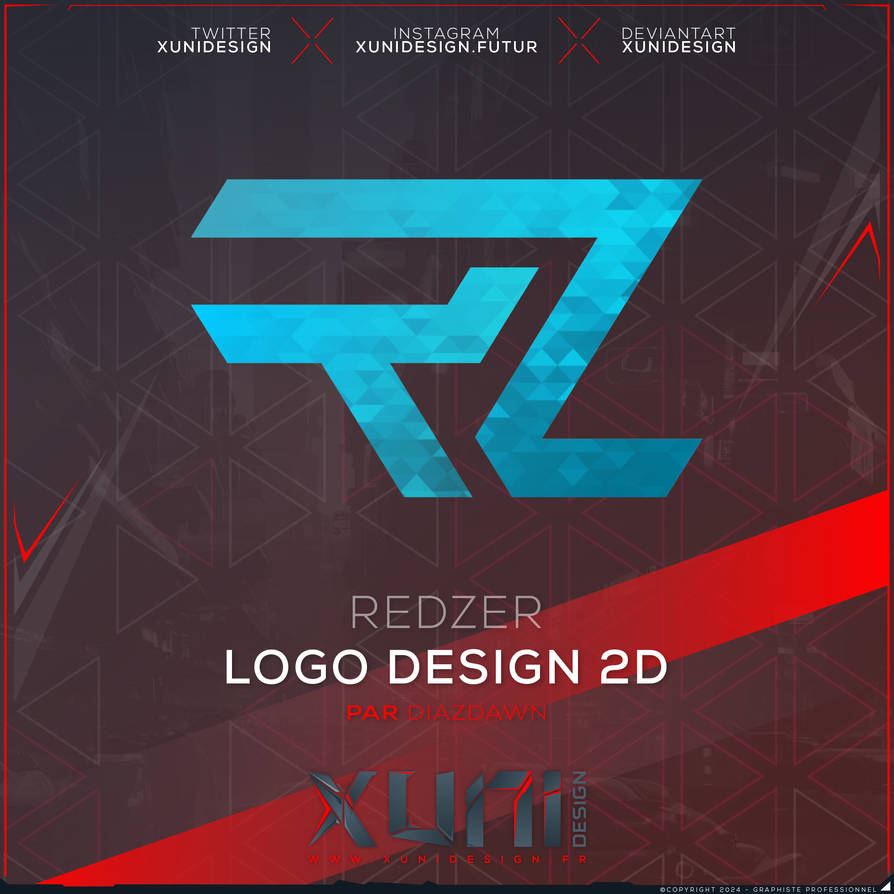 Logo Design 2D (redzer) by XuniDesign on DeviantArt