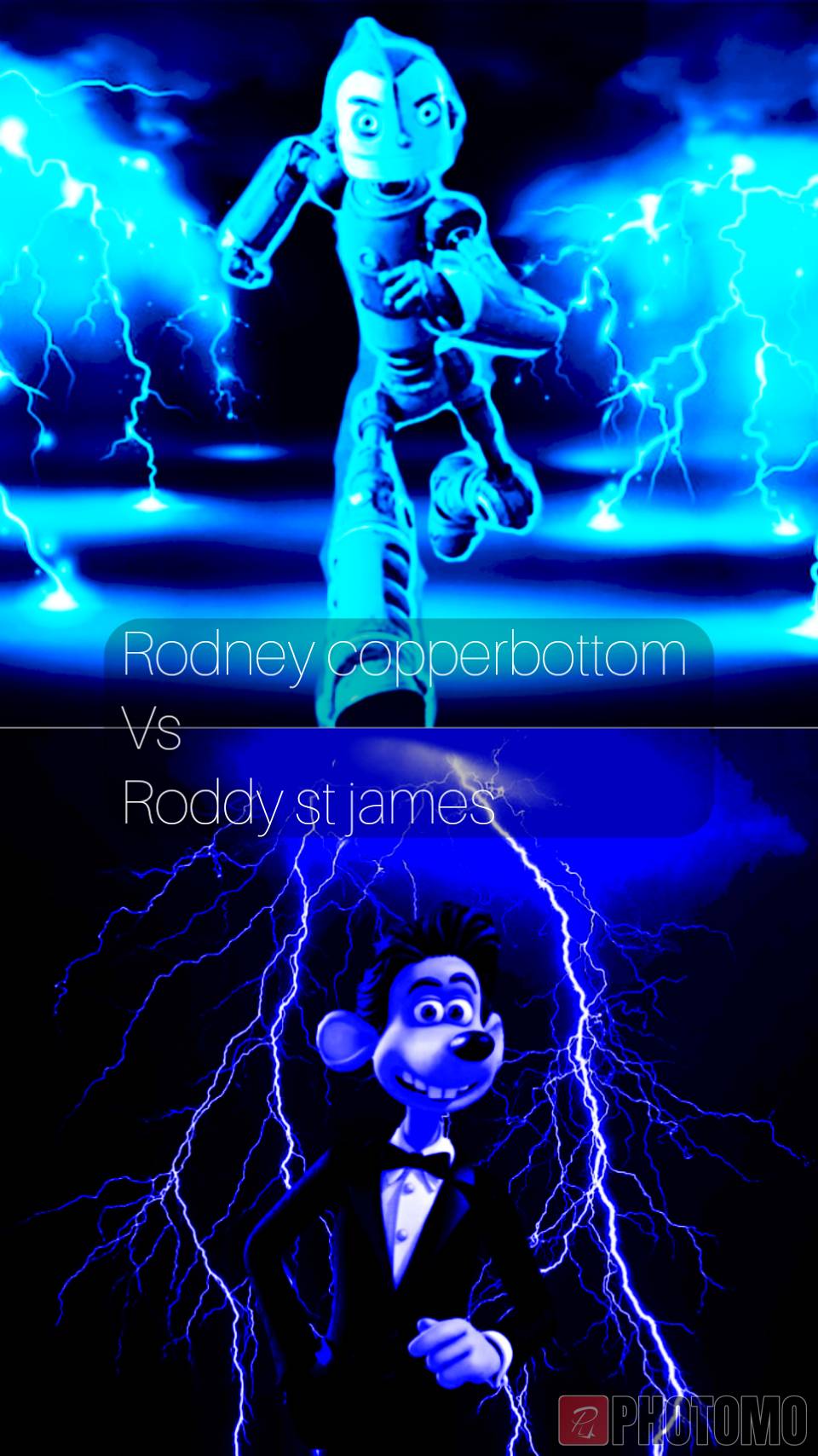 Rodney copperbottom vs roddy st james poster by brad090904 on DeviantArt